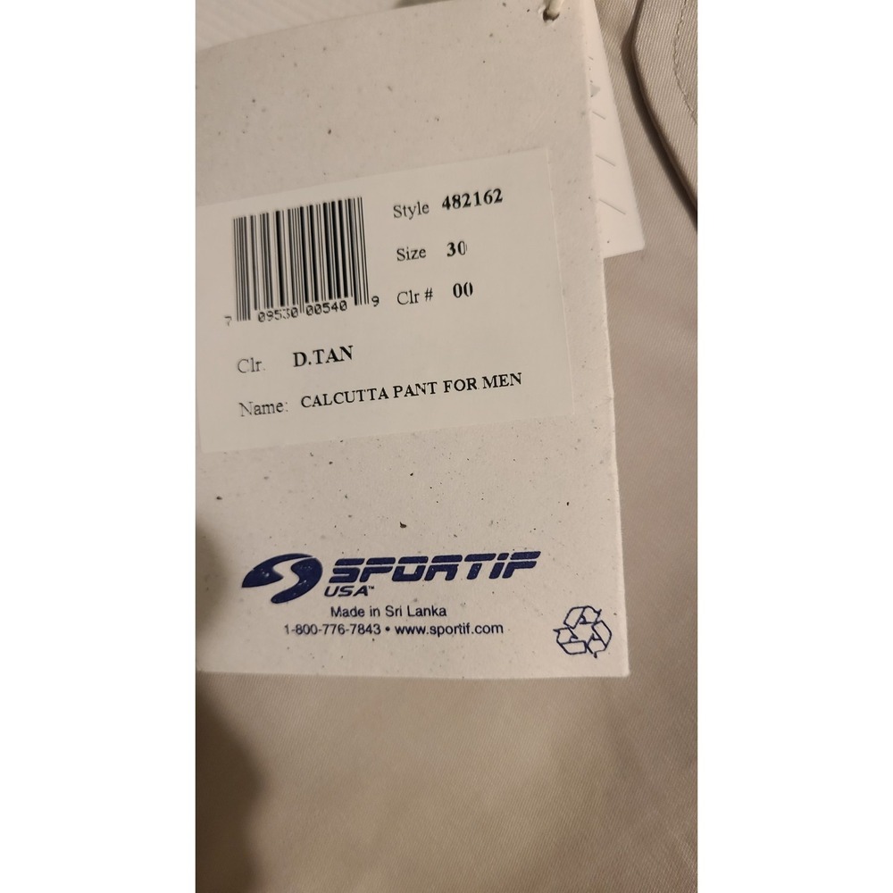 Sportif USA Calcutta Pants for Men Waist 30 - Picture 3 of 3